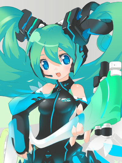 Hatsune Miku Fictional Hardware Poster